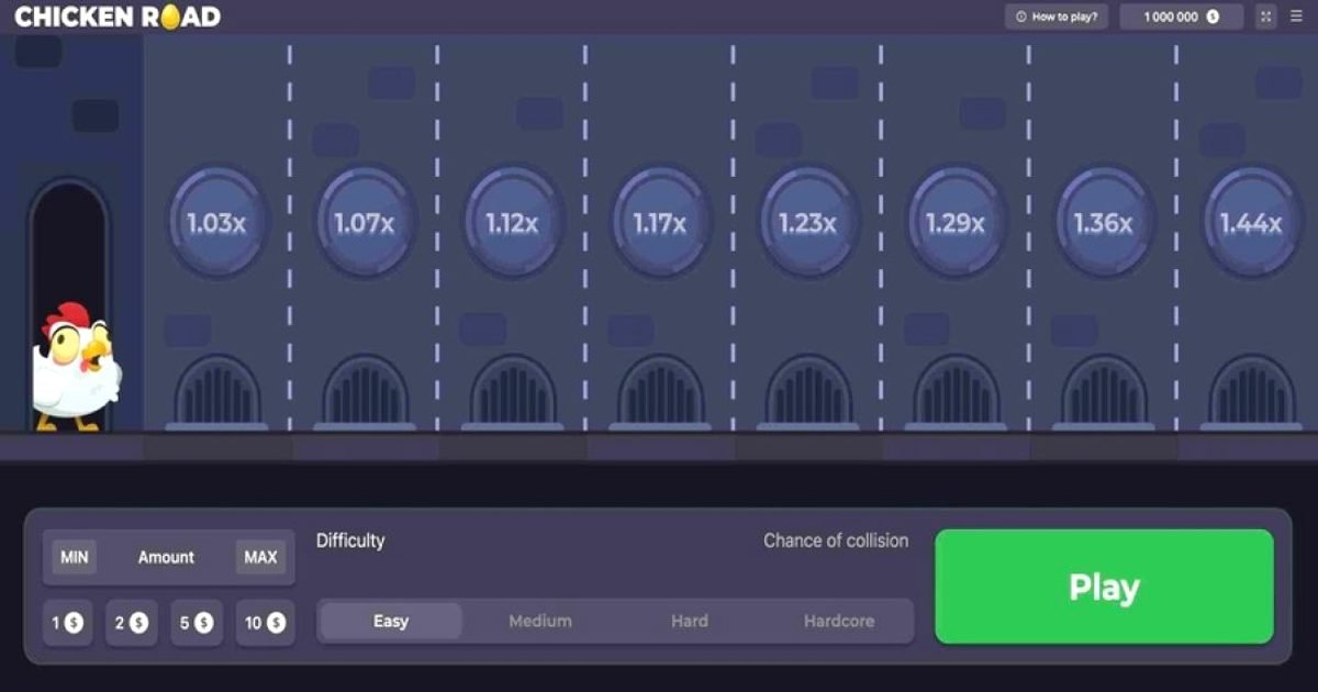 Chicken Road crash game at 24 Casino - risk-free with bonus
