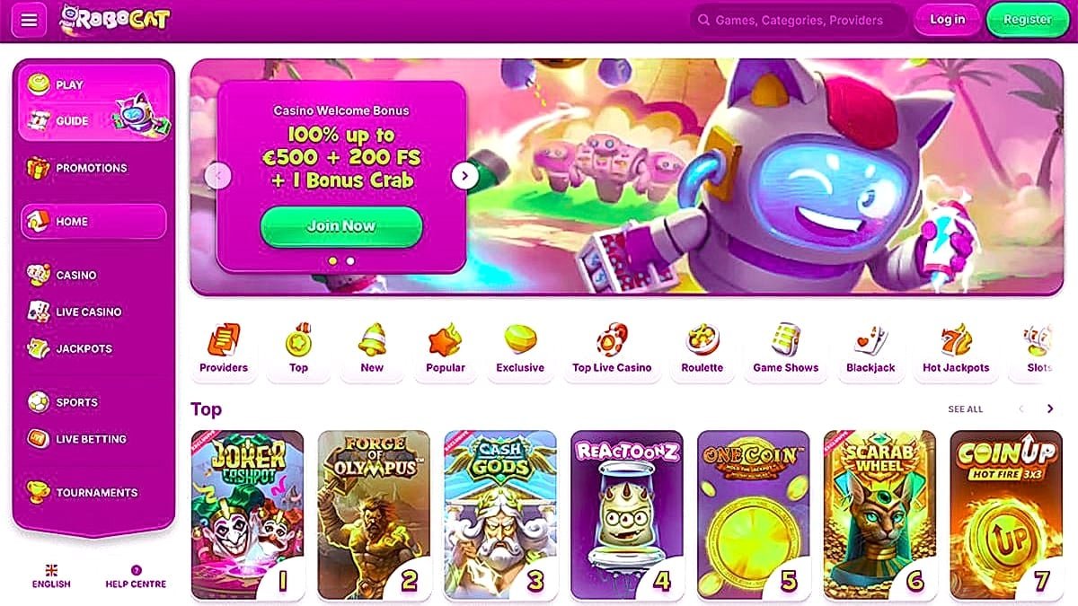 Robocat Norwegian player reviews